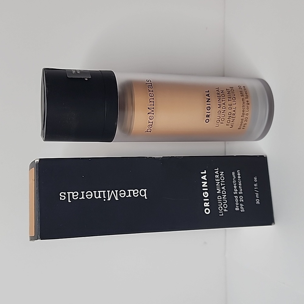 BAREMINERALS Original Liquid Mineral Foundation Broad Spectrum SPF 20,  Tan 19